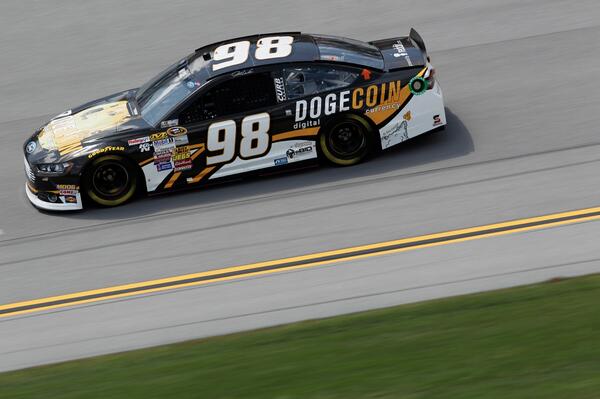 RT Gotten quite a few photo requests for this underdoge: @dogecoin @Josh_Wise @PPR98. #VeryDega #SuchWow #NASCAR  - embedded image