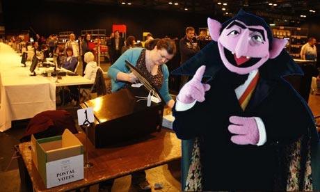 RT over to the count in glasgow.  - embedded image 