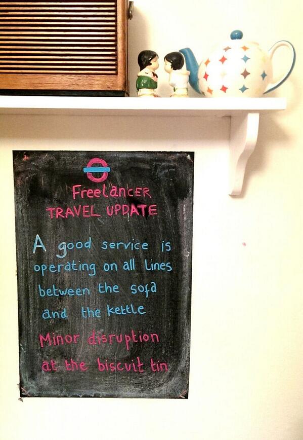 RT Freelancer travel update.  - embedded image