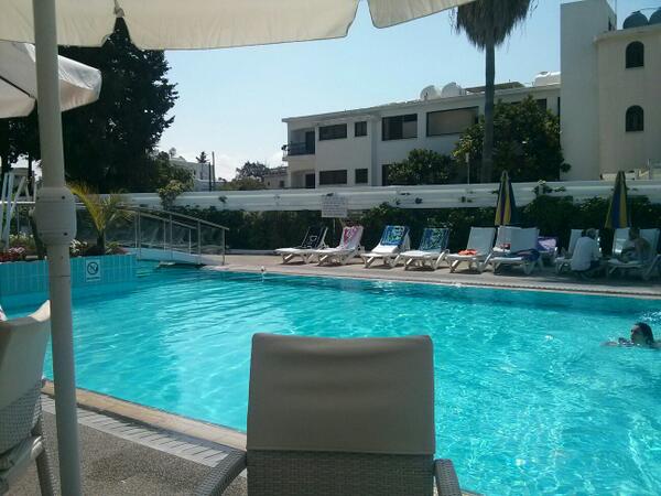 The sun lounger things have already been stolen.  - embedded image