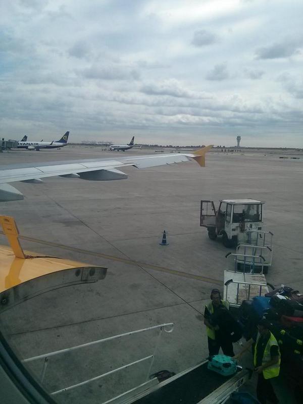 And now our holiday ends as we board the flying Monarch "shark" (as Anya called them).  - embedded image