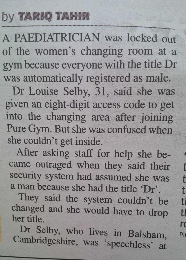RT Women doctors? Yeah, right. What’s next? Women programmers? “@stefanako71: And this, ladies and gentlemen, is 2015! ” - embedded image 