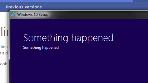 RT Congrats, @Microsoft, on setting a new standard for unhelpful error messages. This will never be topped. #Windows10  - embedded image 