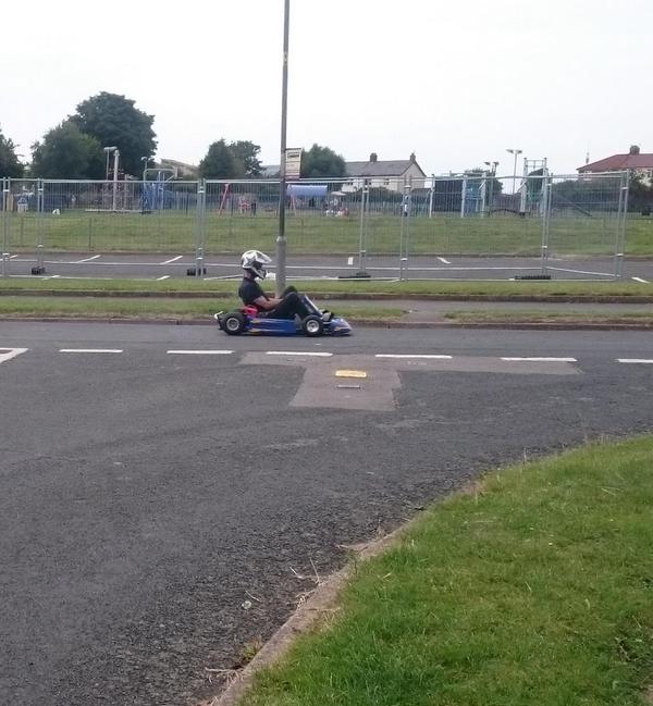 Someone's having fun around the estate. #unlikelyToBeLegal (cc @BromsgroveCops )  - embedded image 