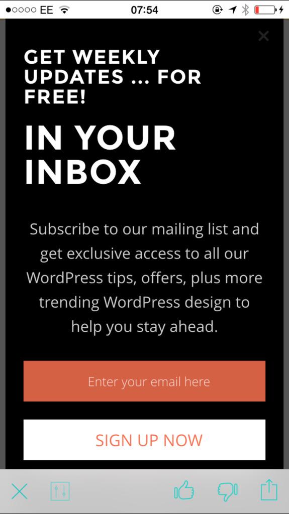 RT Hate these mobile pop ups - responsive web design is more than just media queries  - embedded image 
