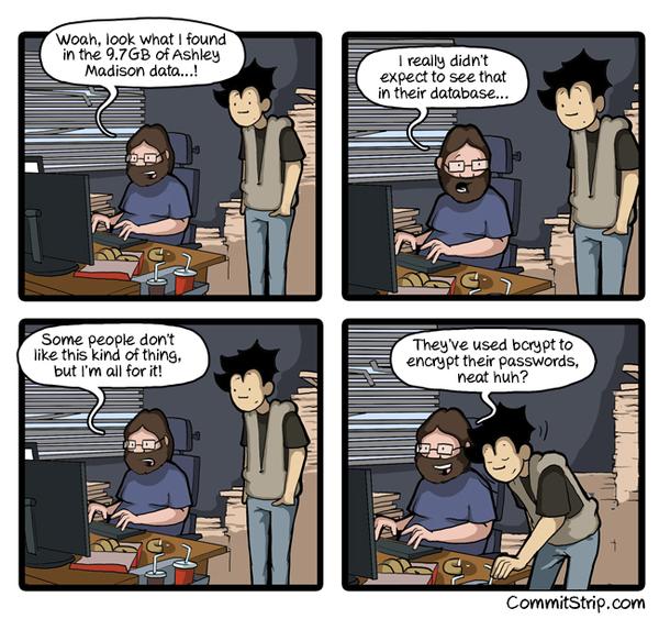 RT The moral of the Ashley Madison leak http://t.co/NWtYwq0abD  - embedded image 