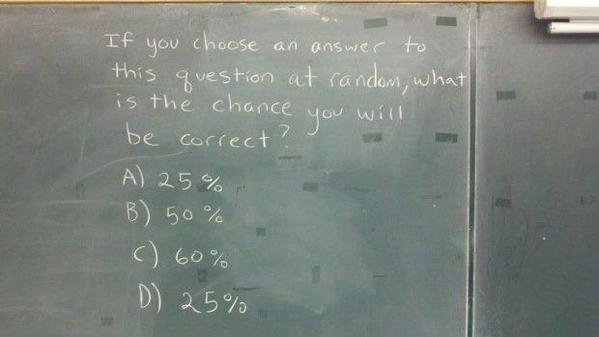 RT Ouch! Meta question much: A, B, C, or D?!

(The best statistical question ever?) 
/via @MaxCRoser and @mattgodbolt - embedded image 