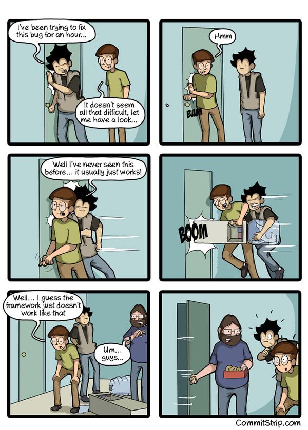 RT When your colleagues are stuck on a something simple http://t.co/2x8kiQUsiZ  - embedded image 