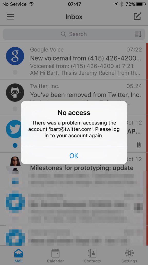 RT I've been impacted by $TWTR's layoffs. This is how I found out this morning.  - embedded image 2