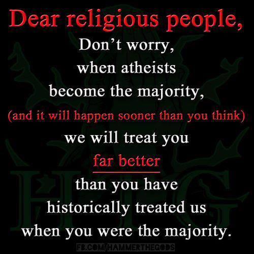 RT Dear theists: don't worry, you'll be treated with respect.  - embedded image 