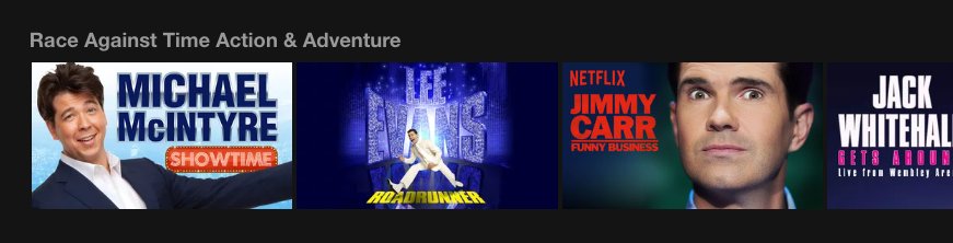 Netflix seems to be having problems making suggestions today.  - embedded image 3