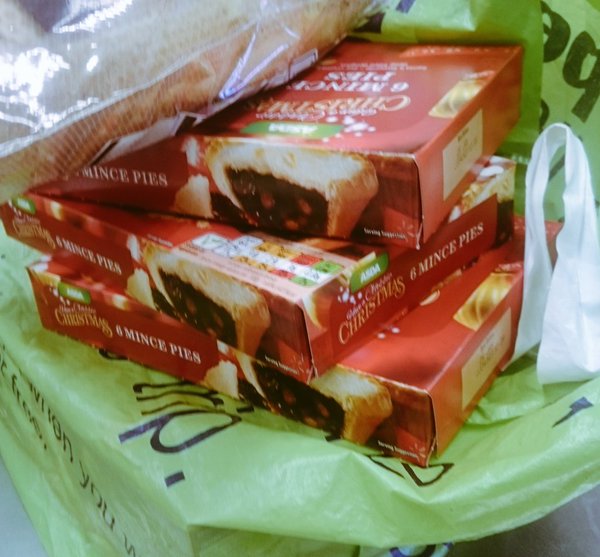 Time to stock up on mince pies. 10p/box. Going out of fashion ...  - embedded image 