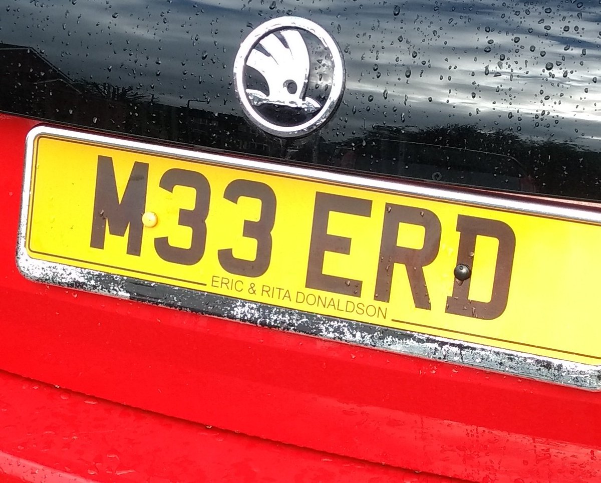 "Shit" numberplate.  - embedded image 