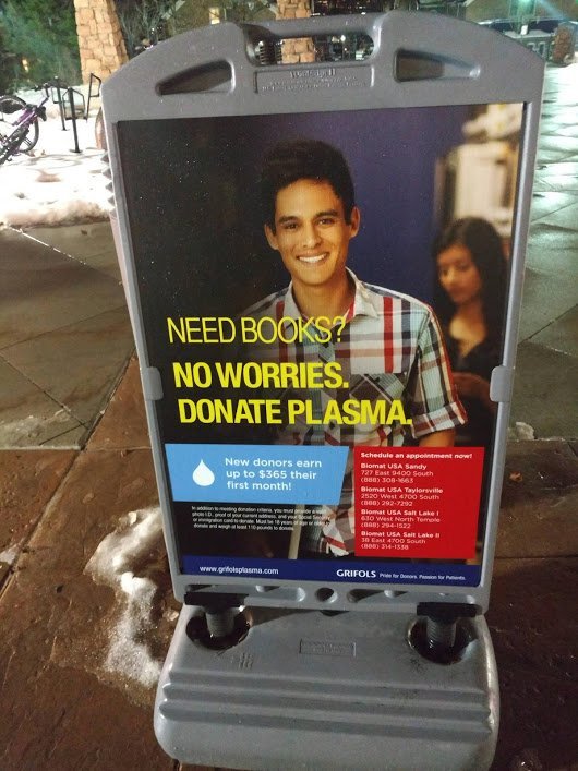 RT i see we've moved on to the "harvesting the blood of the poor" stage of late capitalism  - embedded image 1