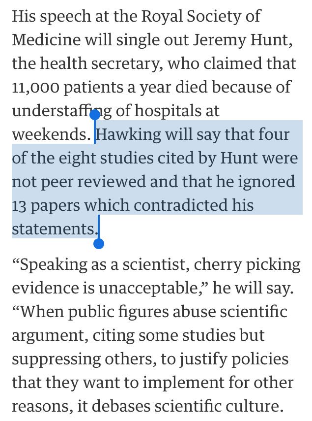 RT You'd think #JeremyHunt would be embarrassed to question #StephenHawking's prowess at analysis.
#ToriesLoosingIt
 - embedded image 2
