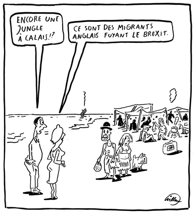 RT Well, this cartoon from today's Liberation is, er, something:  - embedded image 