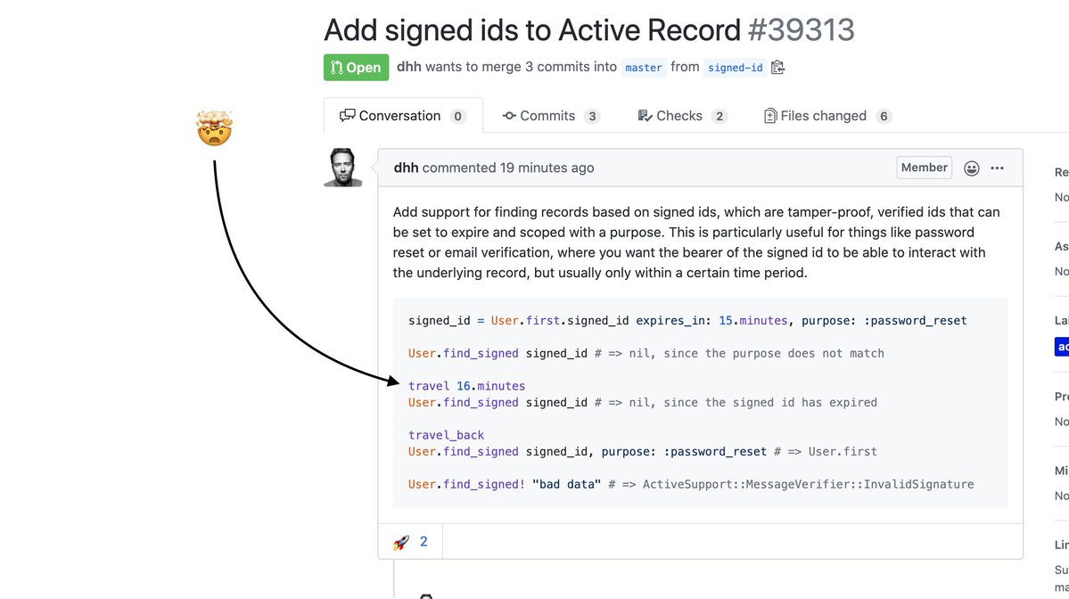 RT PHP people arguing about "return 0 if $condition;" ... meanwhile in Ruby... ‍♂️  - embedded image 