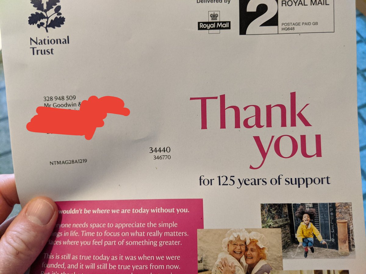Proof I've been a member of the national trust for 125 years....  - embedded image 