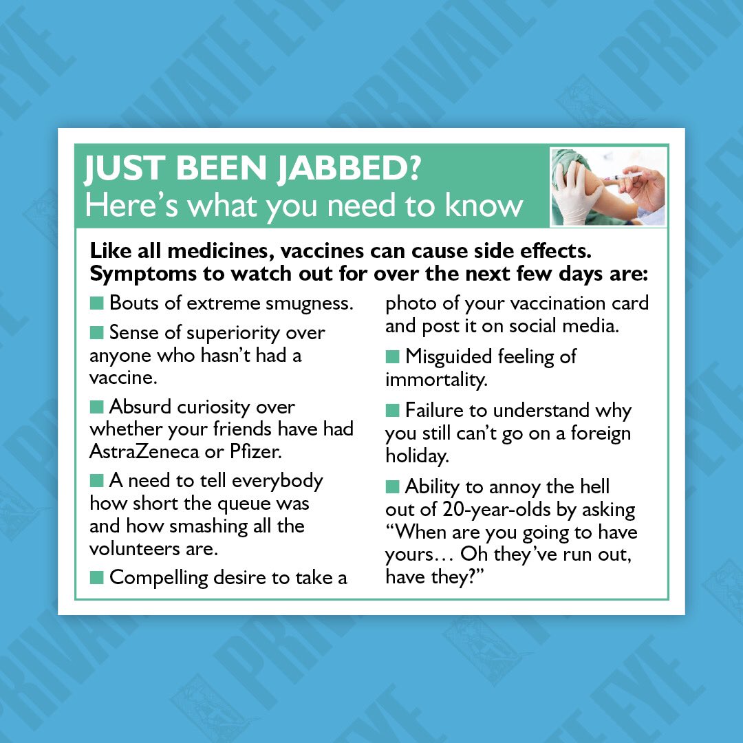 RT The new edition of Private Eye is full of useful information. Pick up your copy today!  - embedded image 